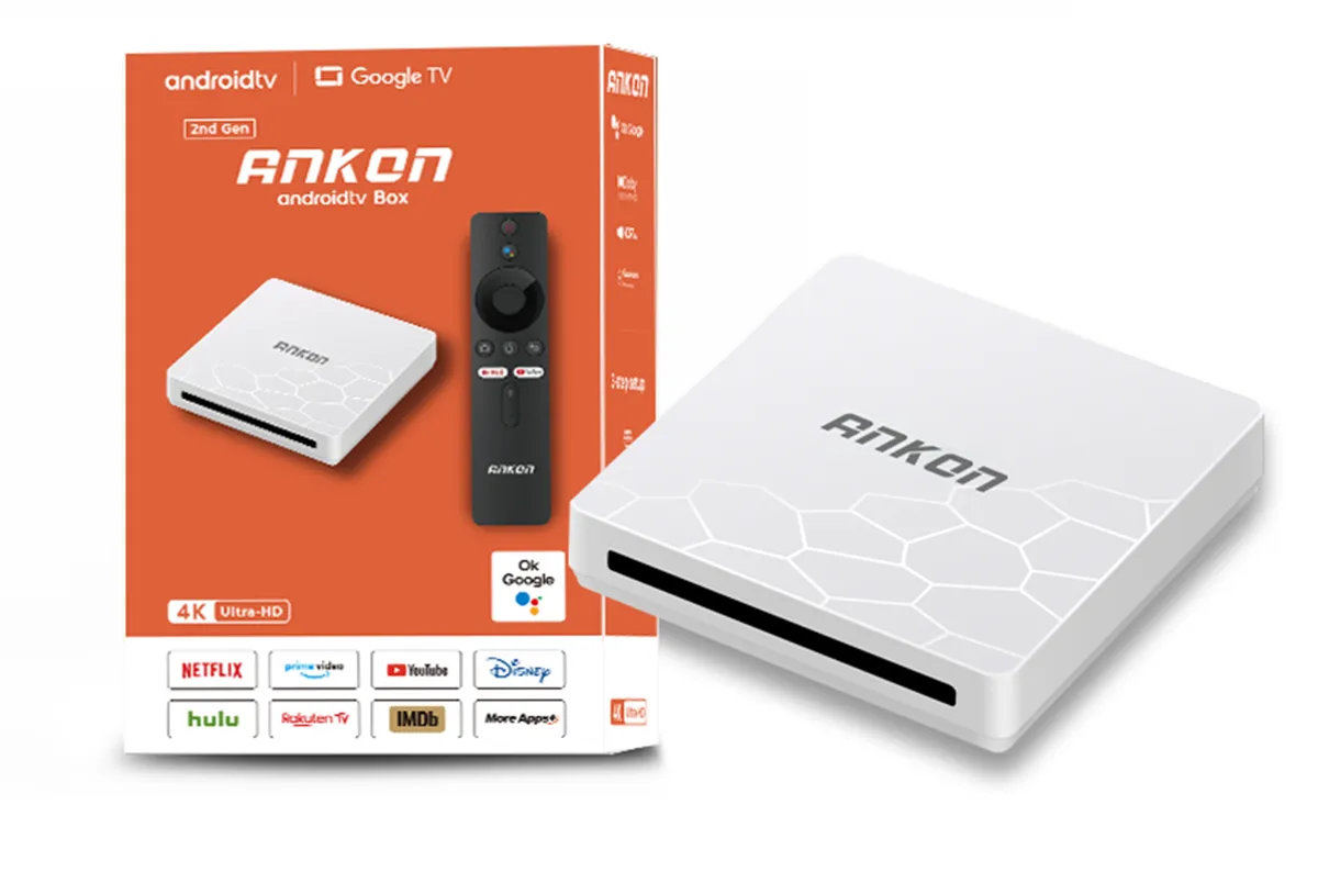 ANKON M6 4K TV Box - 5G WiFi & 2+16GB & Supports HDR10 & Dolby Audio