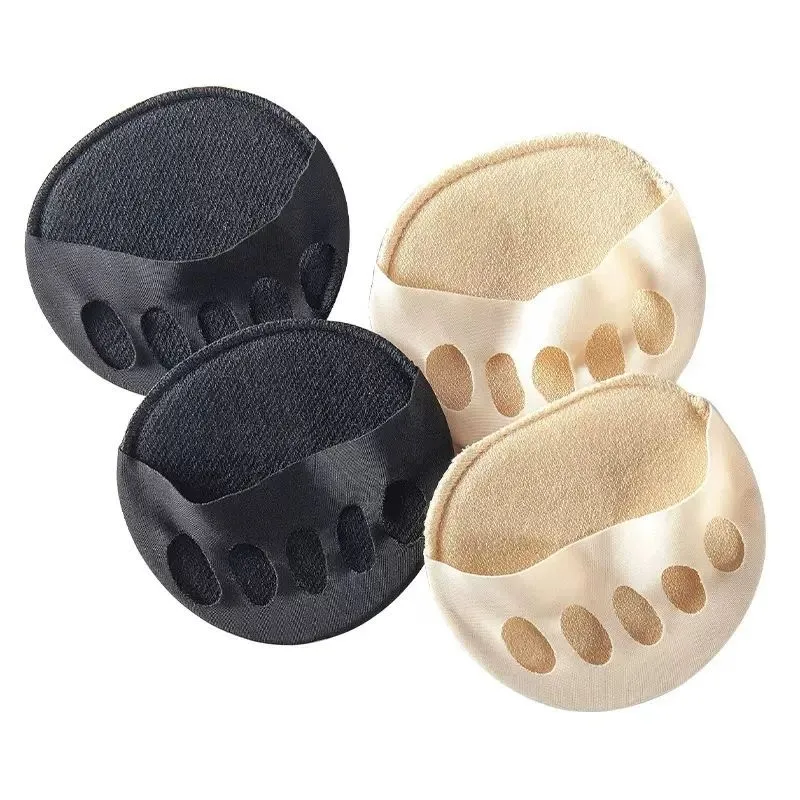 Sponge Forefoot Pads,Sweat-Absorbing Sandal Insoles, Five-Finger Socks