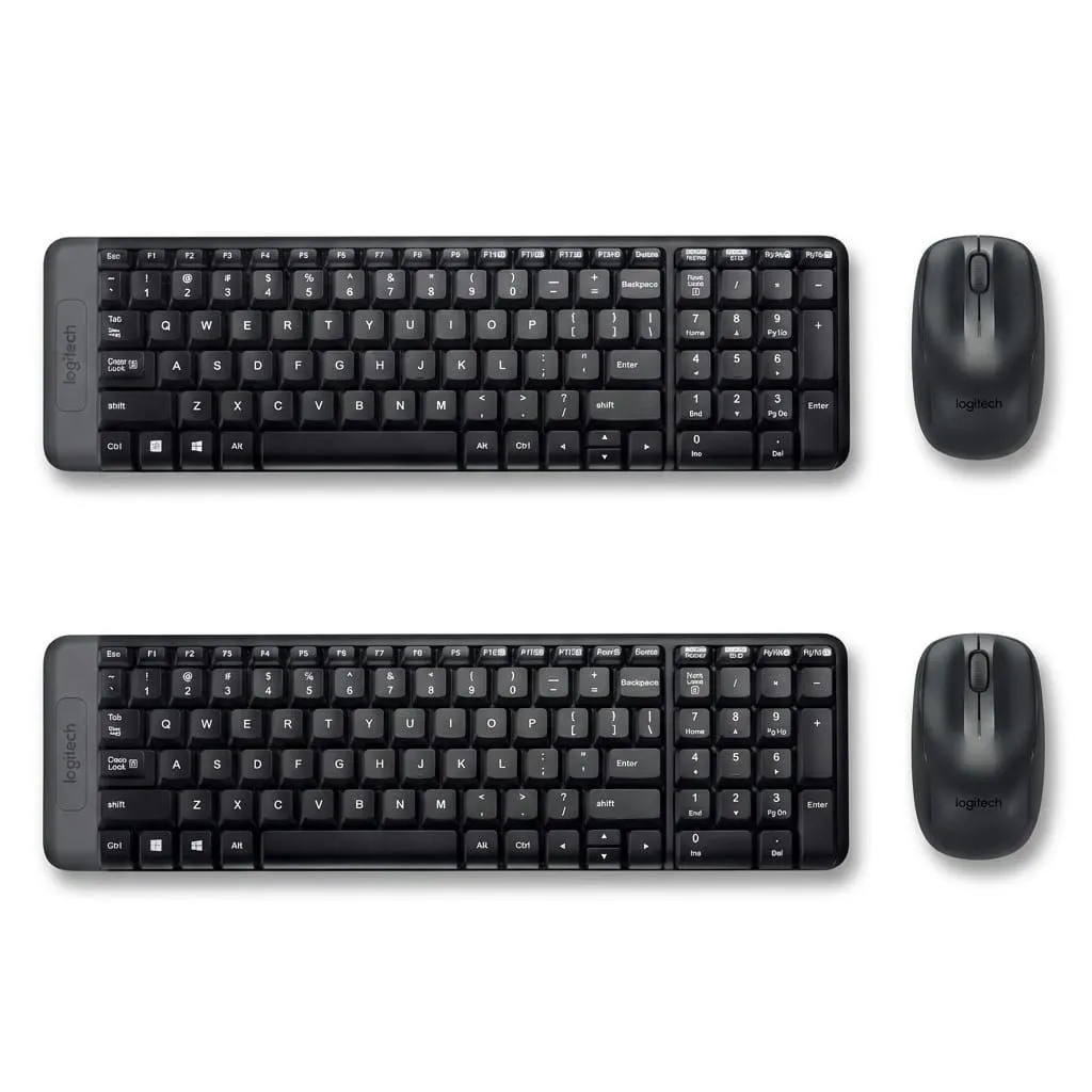 Logitech MK220 Wireless Keyboard & Mouse Combo - Pack of 2