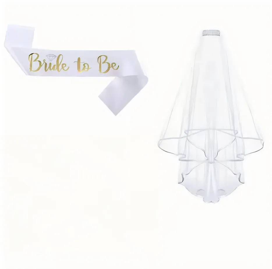 Bachelorette Hen Party - Bride To Be Sash & Veil