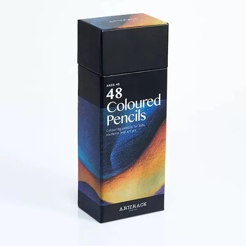 48 Colors Colored Pencils-Art Drawing Pencils with Oil-Based for Drawing