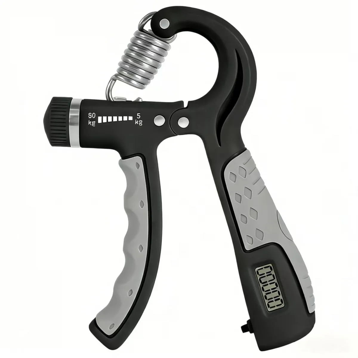 BlackDigital Hand Gripper,5-60KG Adjustable Resistance with Non-Slip Handle