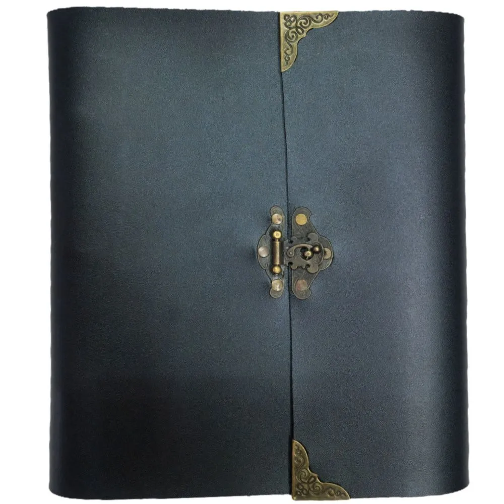 Craft Stationery Leather Journal Notebook & Photo album With Lock - 26cm
