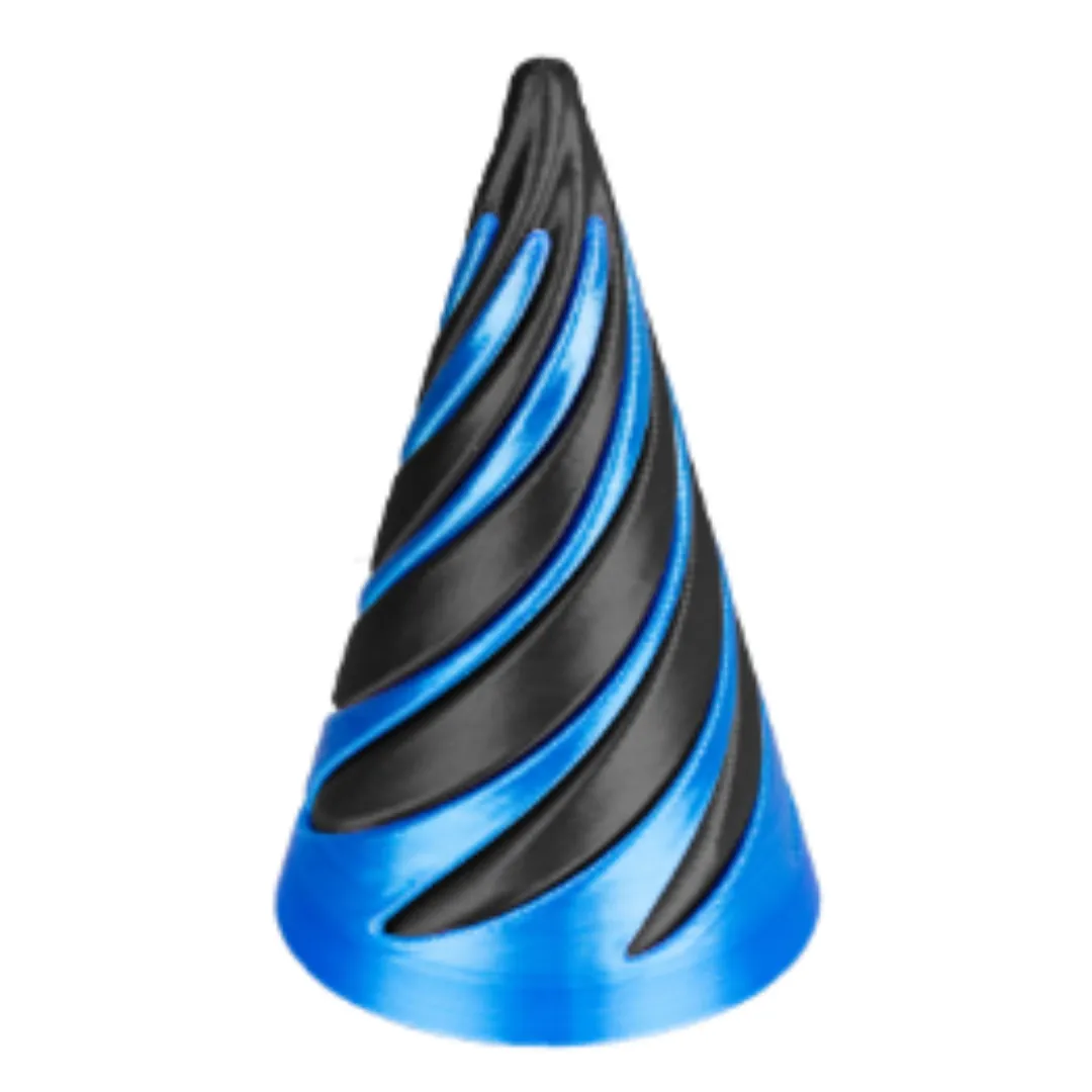 Impossible Cone Fidget Toy - Blue & Black