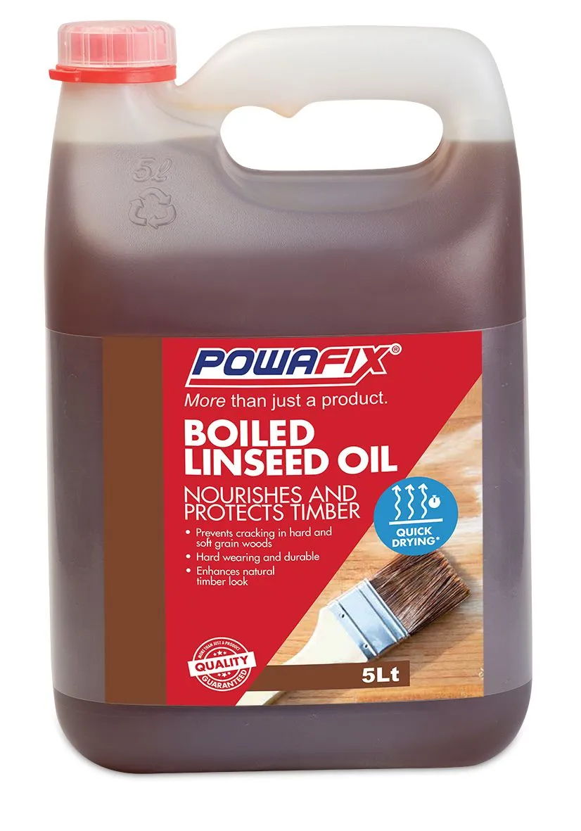 Powafix Boiled Linseed Timber Oil 5L