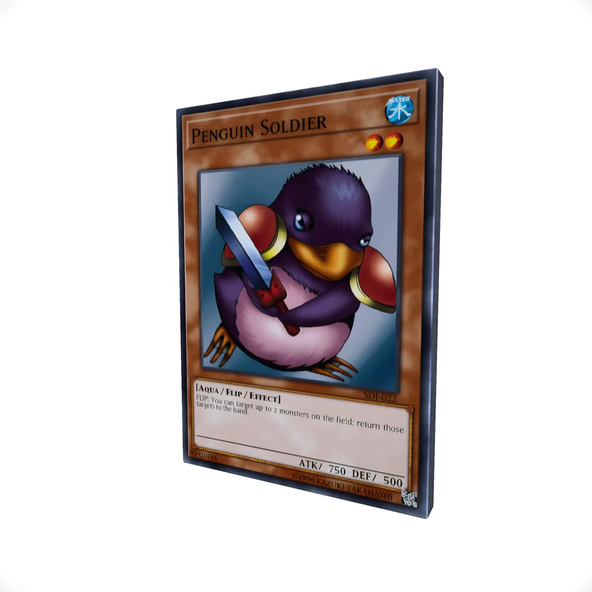 Penguin Soldier - Yu-Gi-Oh! Card Themed Mouse Pad