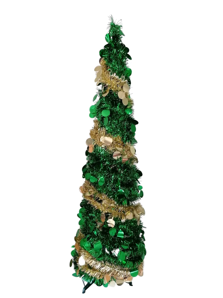 Collapsible Two Tone Christmas Tree - 1.2m - Green