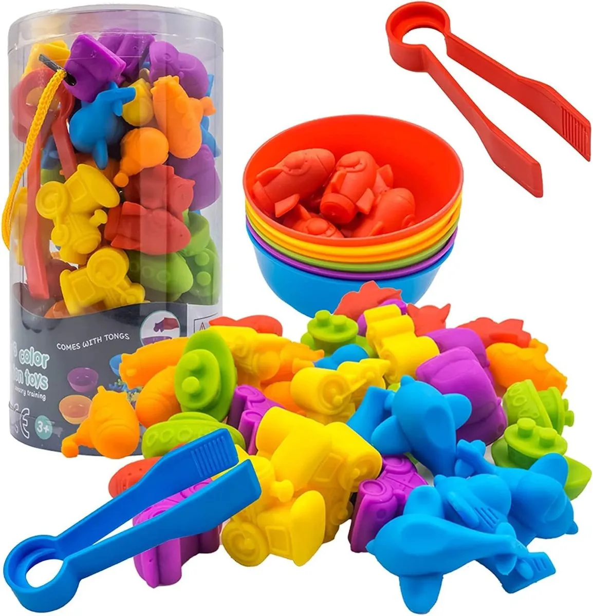 Menchkin Transport - Colour Classification, Counting, Sorting, Matching Toy