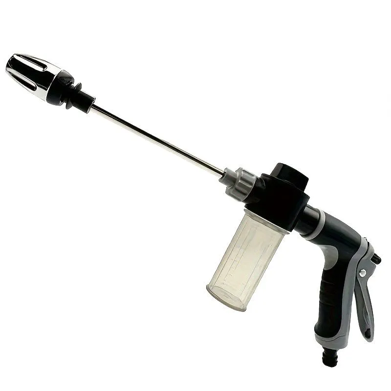 High pressure long handle foam bottle car washing spray gun