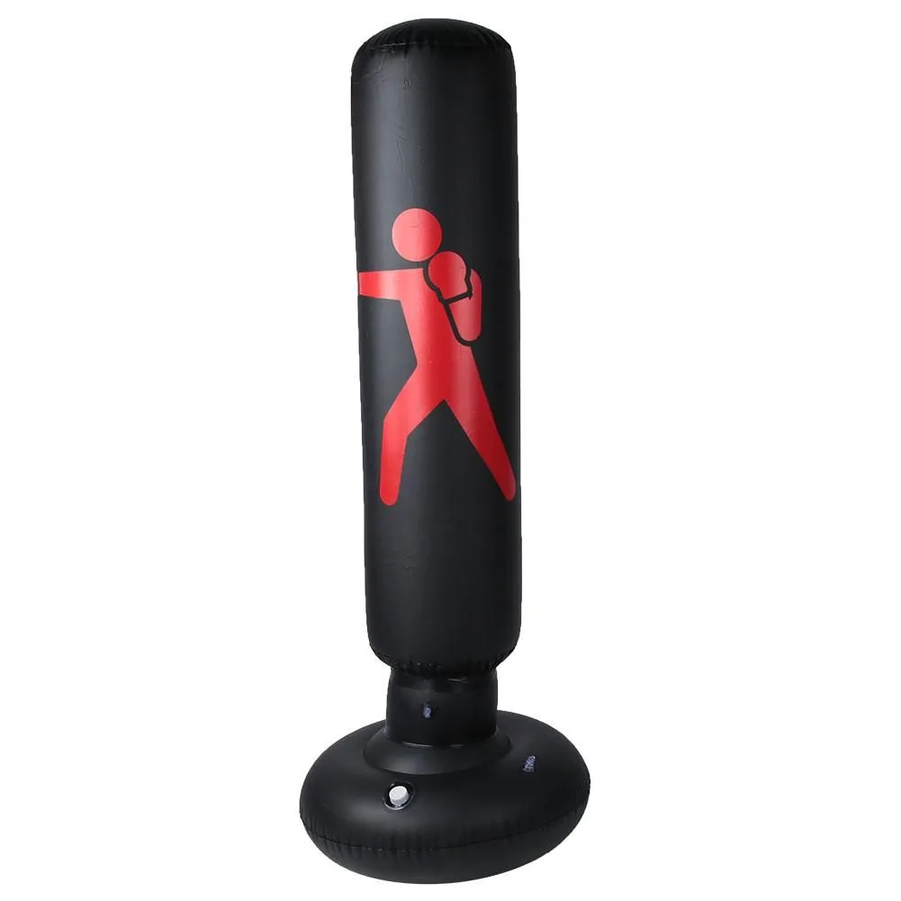PVC 160cm Inflatable Punching Bag for Adults Children Fitness Training