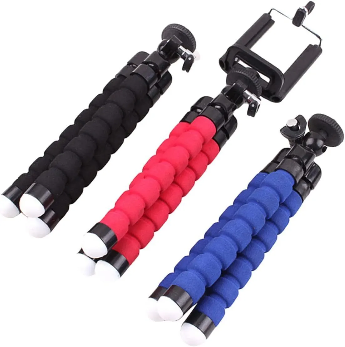 3pcs Flexible Sponge Octopus Tripod Light Weight Tripod Mobile Phone