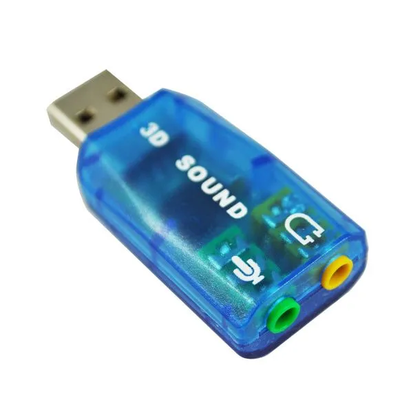 Virtual 5.1-surround USB 2.0 External Sound Card