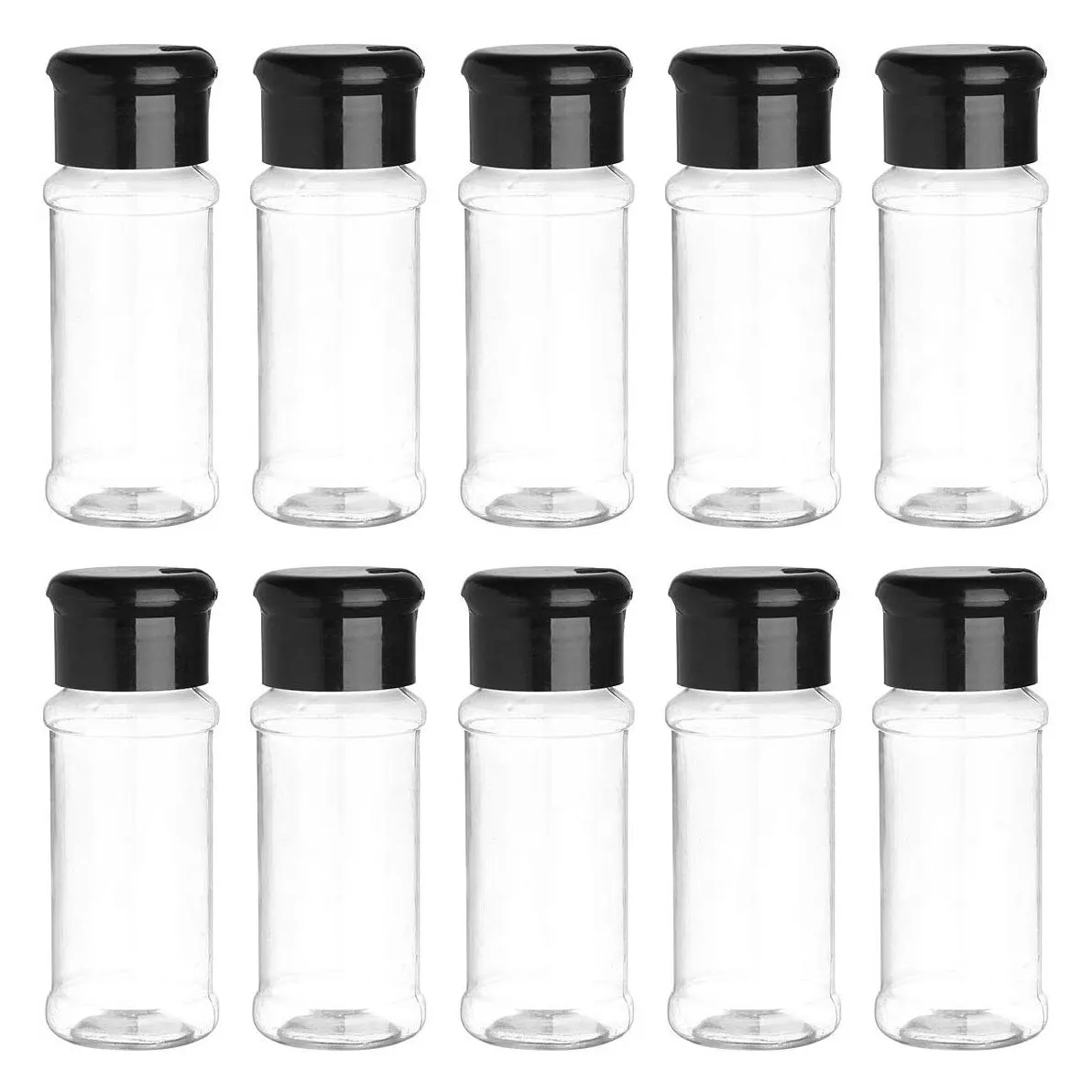 Containers Salt Pepper Seasoning Jar Perfect With Sifter Lid Caps