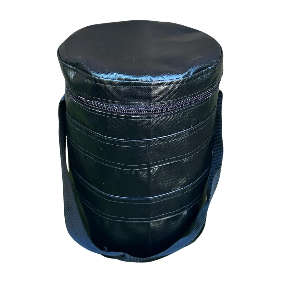Gas Cylinder Carry Bag No 7 Full Black - with masonite base
