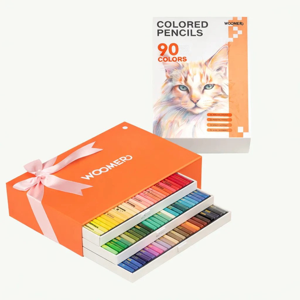 Woomer 90 Colored Pencils Set - Professional Artist Colouring Pencils