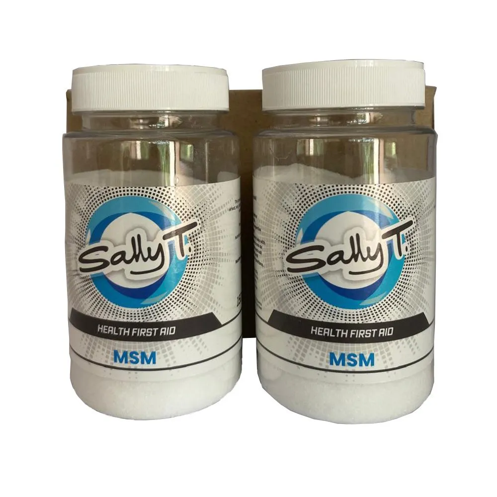 2 x Sally T. MSM 150g Powder - Airborne Allergies & Skin, Hair & Nails