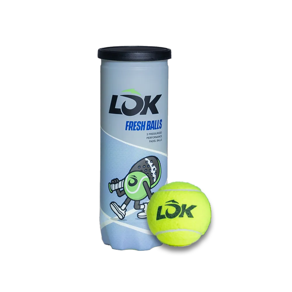 LOK Accent Padel Balls - 1 Can