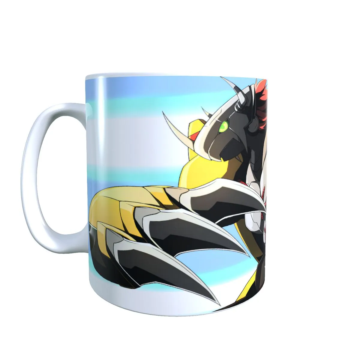 Wargreymon Ready To Fight - Digimon Themed Coffee Mug