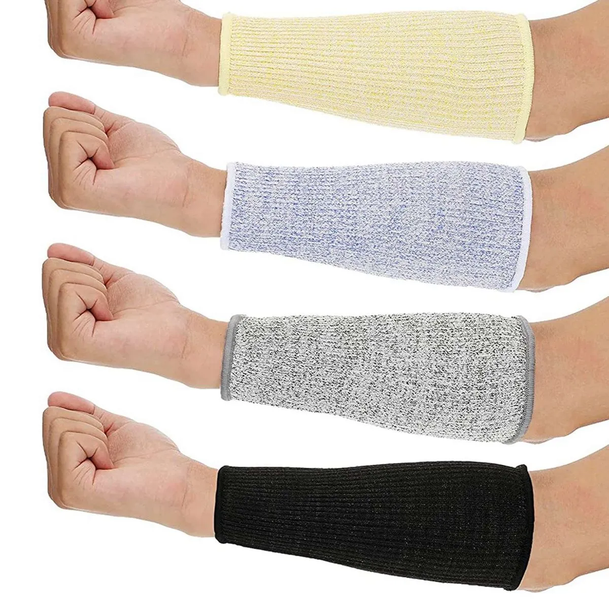4 Pair Cut And Burn Resistant Sleeves Arm For Thin Skin And Bruising