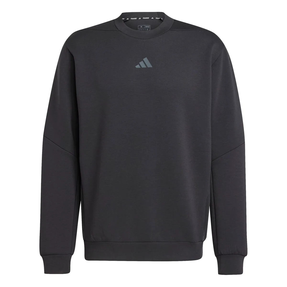 adidas Men's Designed for Training Crew Sweatshirt - Black