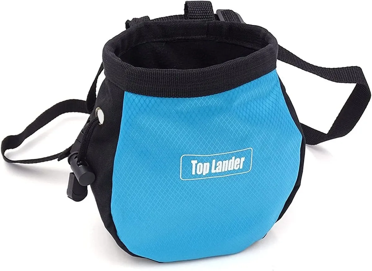Rock Climbing Chalk Bag with Belt - Bouldering Gym Accessory