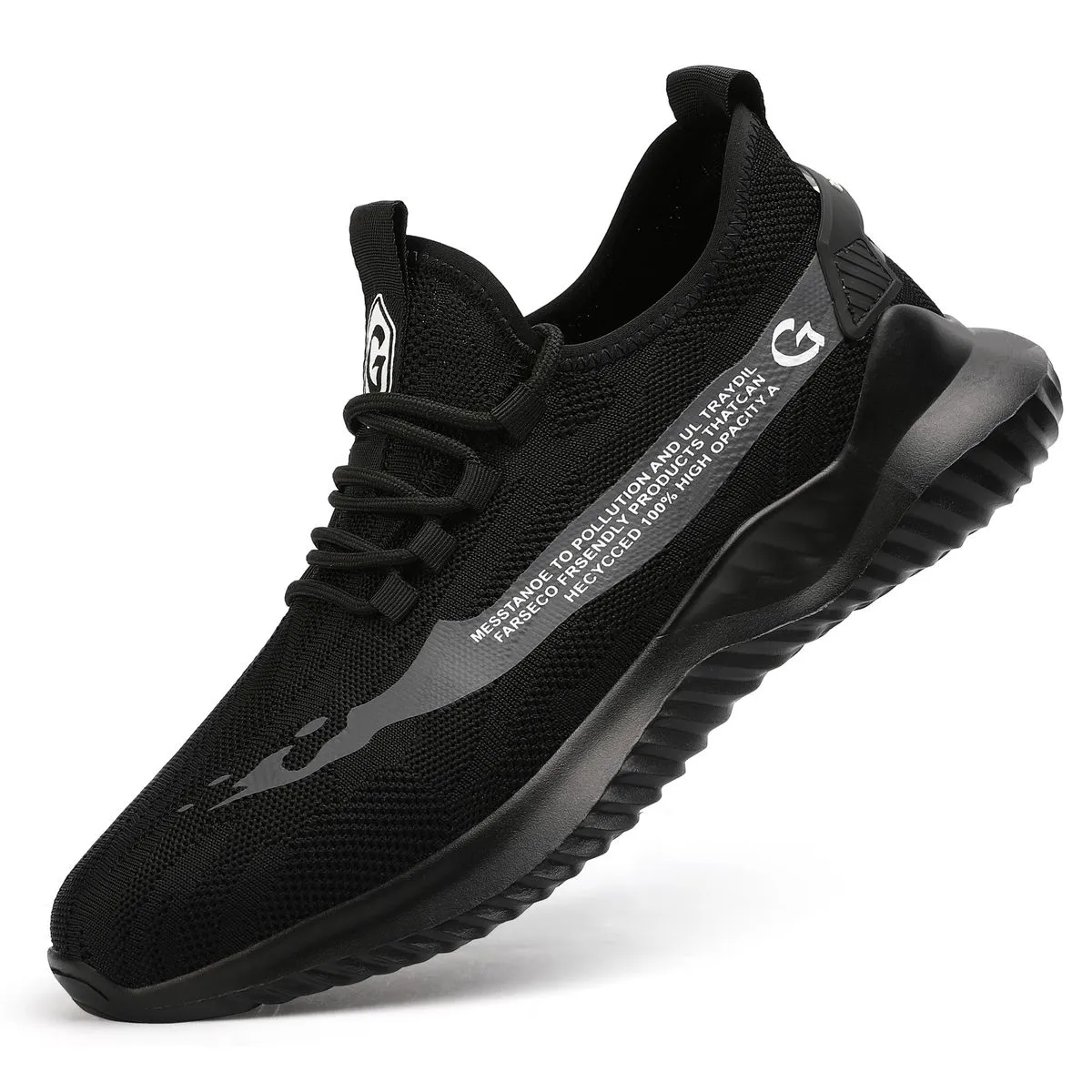 GUYISA Safety Shoes - Steel Toe, Puncture-Resistant Lightweight Work Shoes