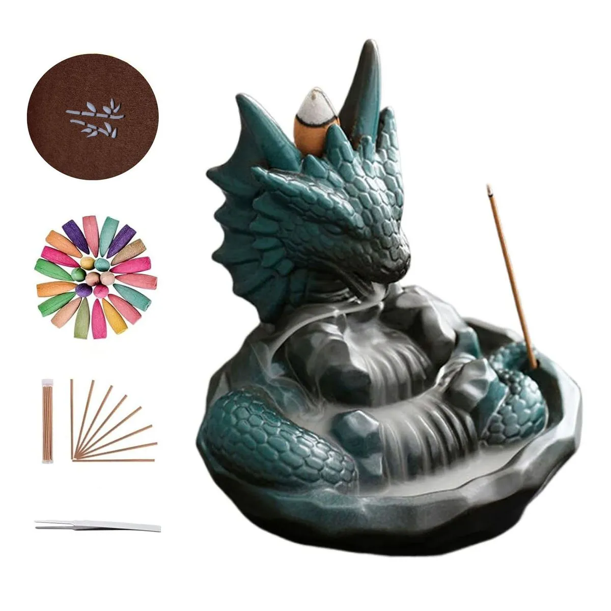 Incense Smoke Holder Backflow Incense Holder Incense Burner Smoke Fountain