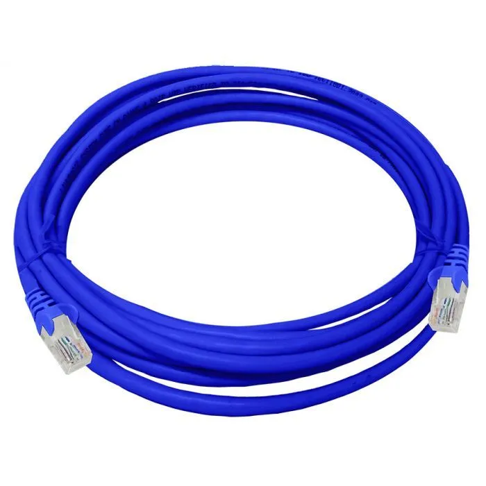 Linkbasic 5 Meter UTP Cat5e Flylead x 2 - Blue