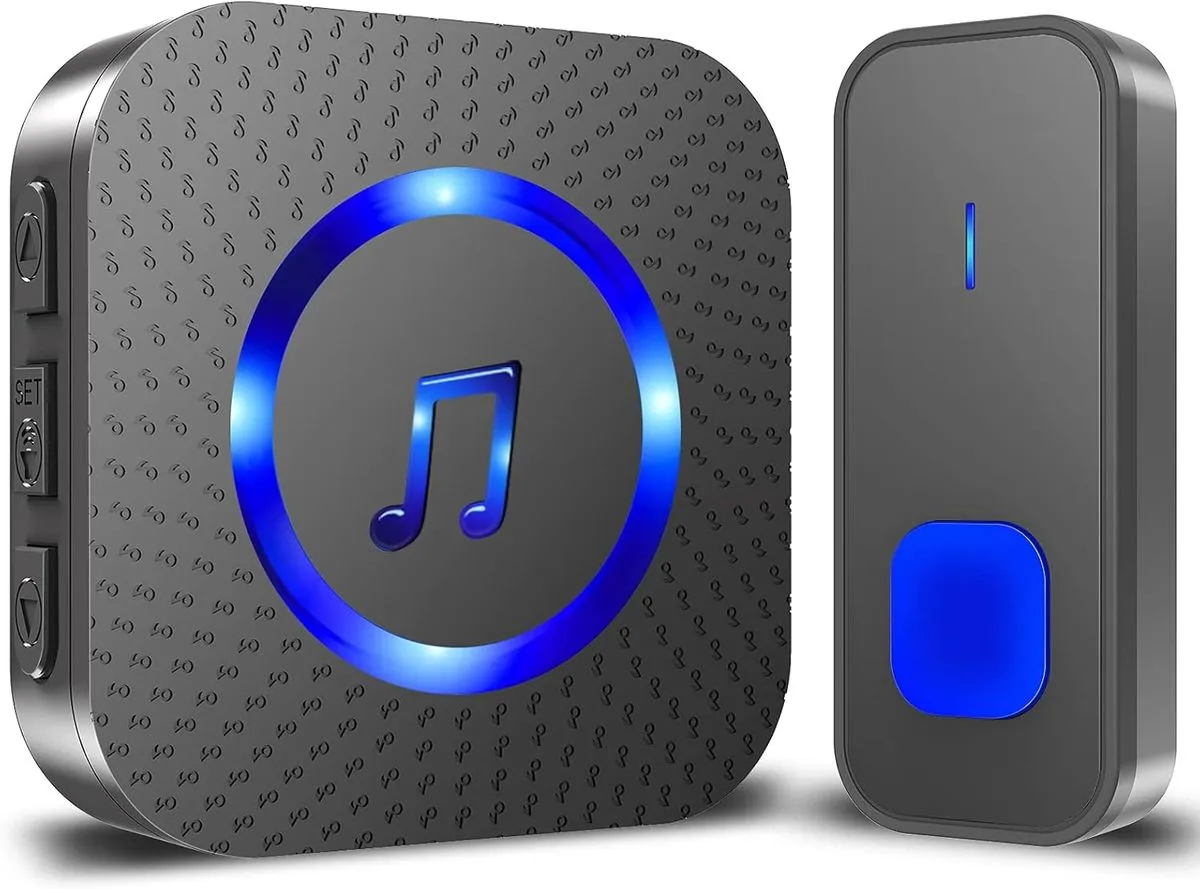 Wireless Doorbell - Waterproof Doorbell - Chime Operating at 400M - Door Bell Kit