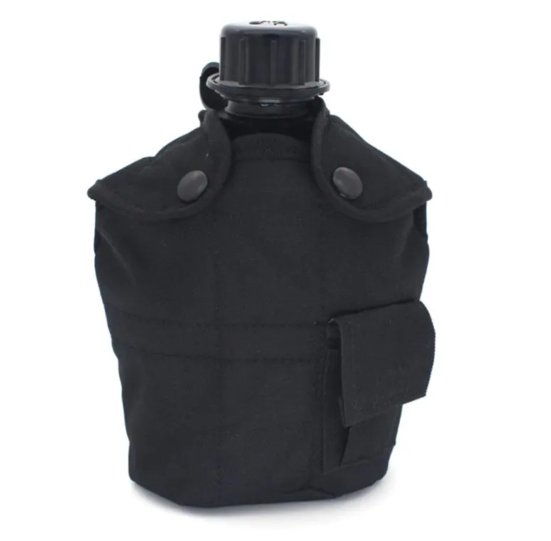 Boo Outdoor Army Water Bottle - 1L - Black