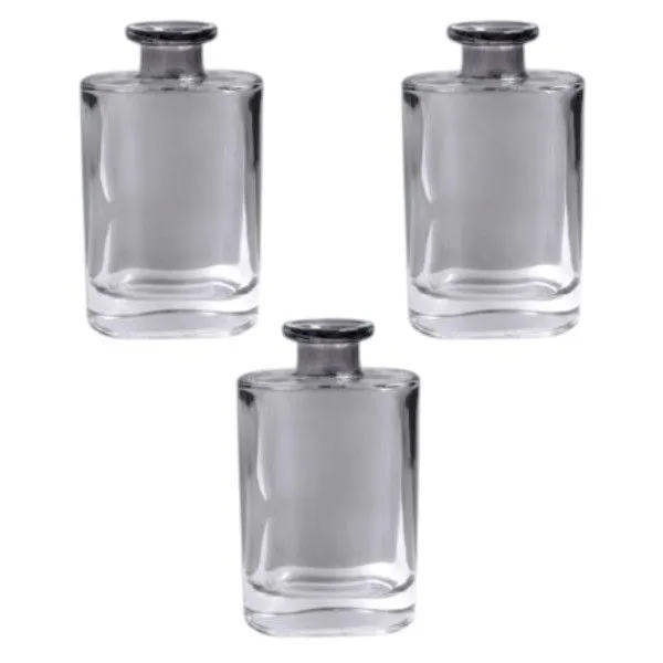 3 Pack - Small Flower Vase For Versatile Use - Grey