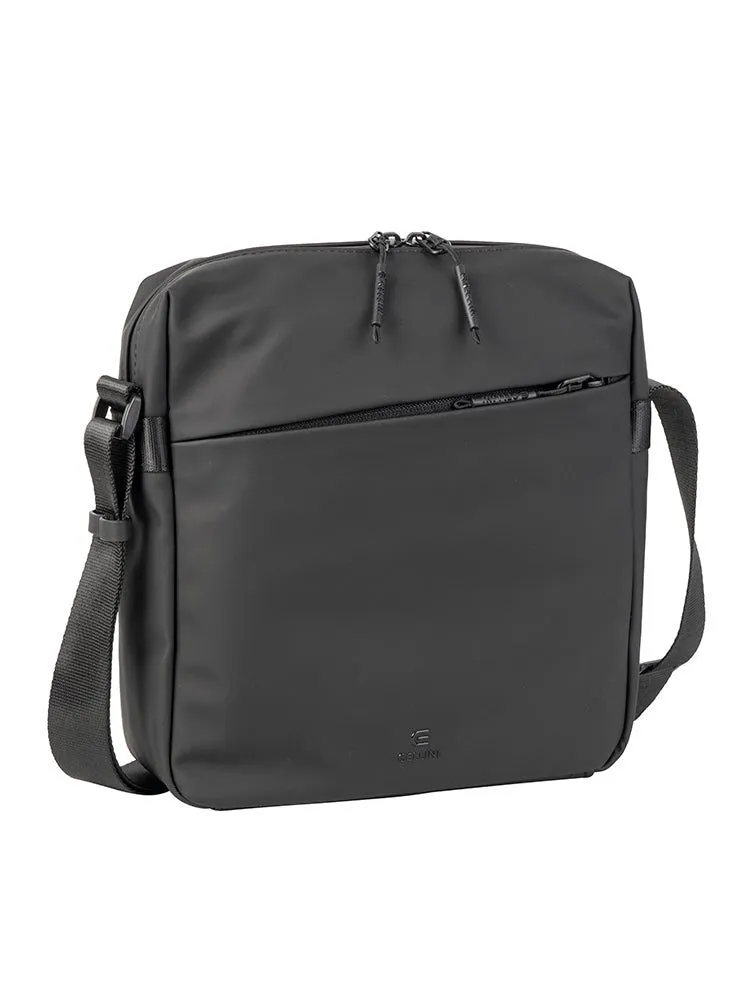 Cellini Hydro, Water-Resistant Synthetic Large N/S Crossbody - Black