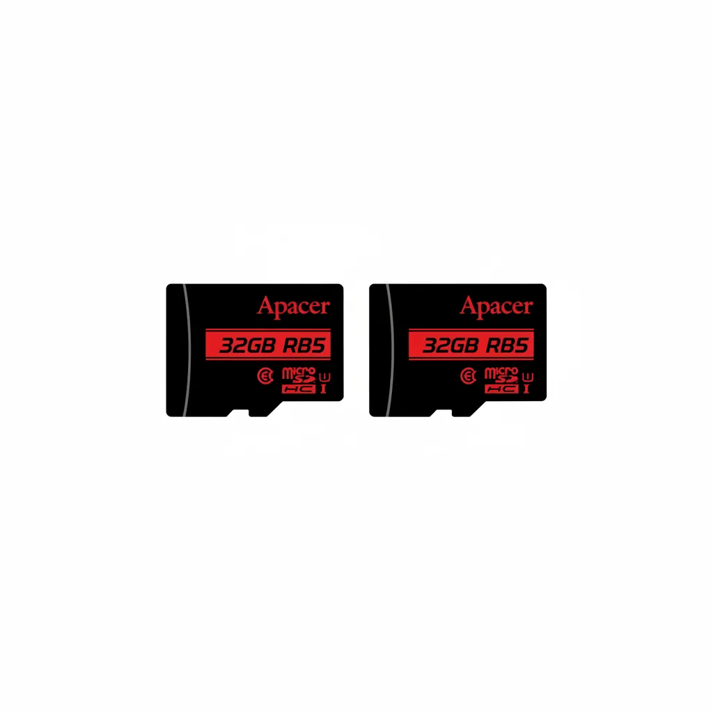 Apacer 32GB MicroSD Card with Adapter - Class 10, 85 MB/s Speed - 2 Pack
