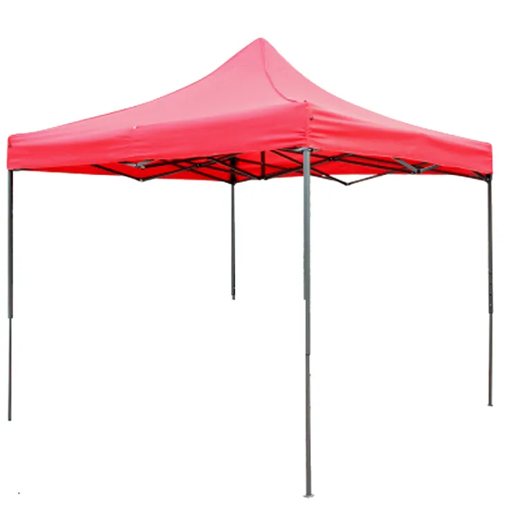3mx3m Waterproof Tent Shade Pop Up Garden Tent Gazebo Canopy Outdoor (Red)