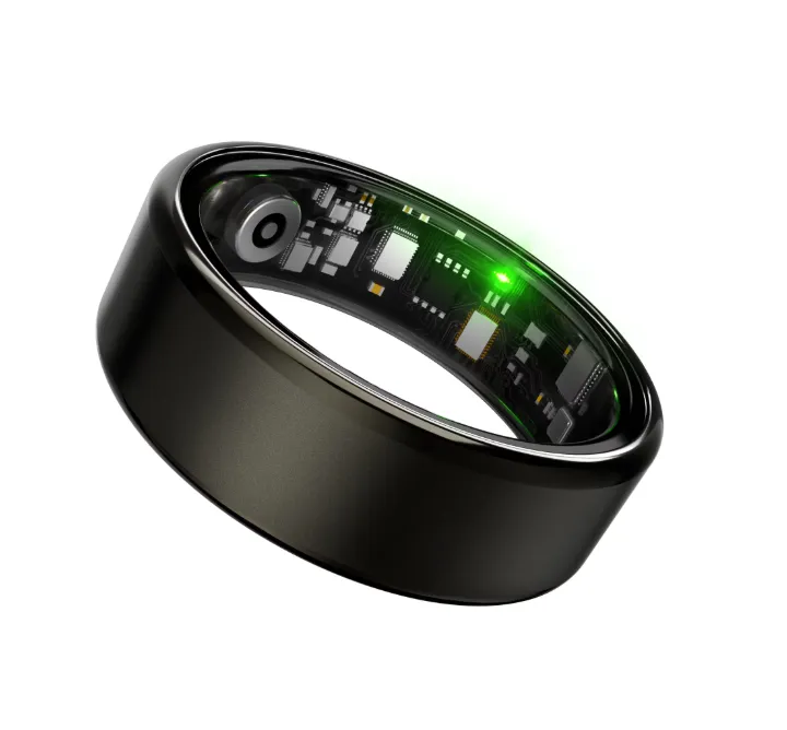 Bltunoed Smart Ring, Water-resistant, Matte Black, Ultra-lightweight