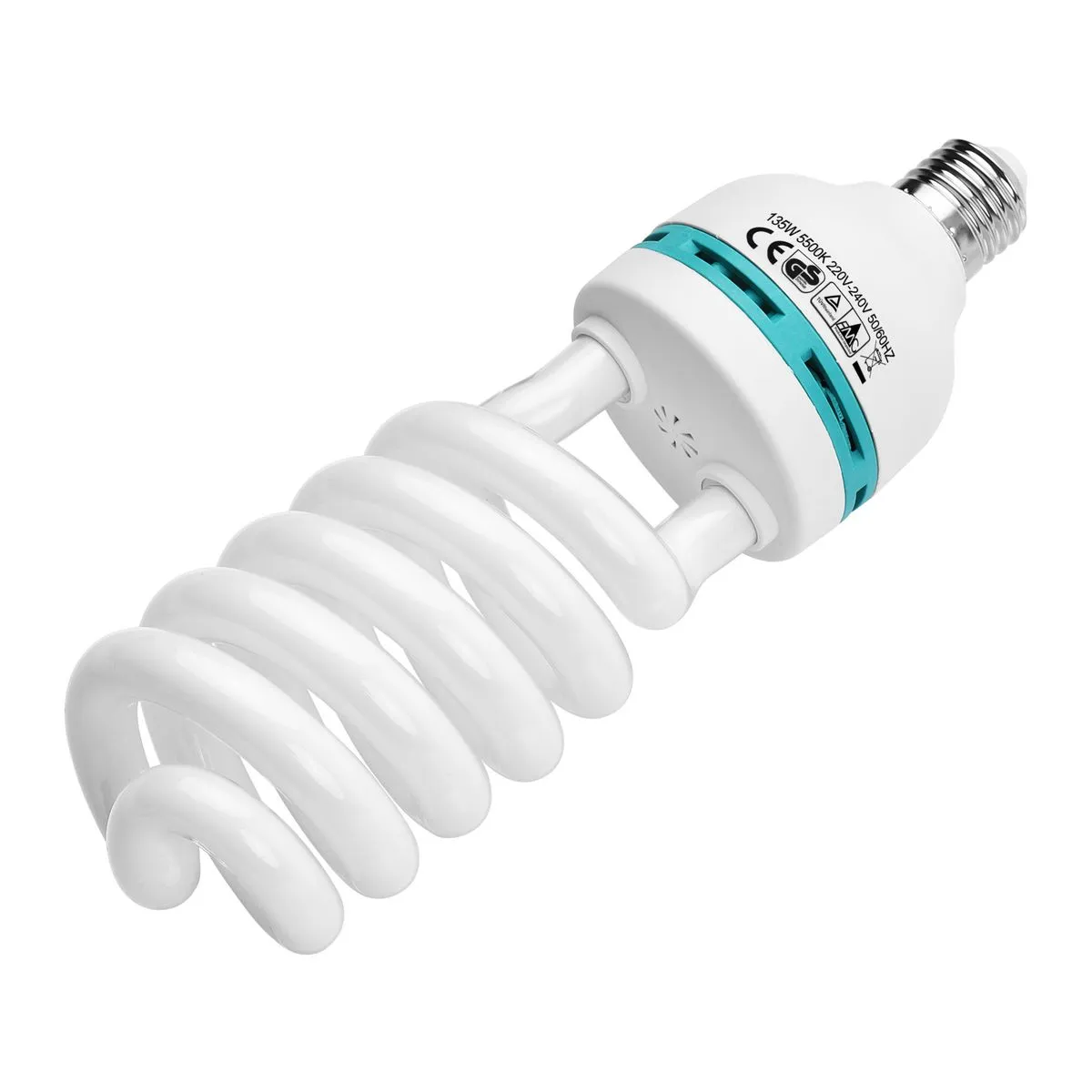 E27 220V 5500K 135W Photo Studio Bulb Video Daylight Lamp