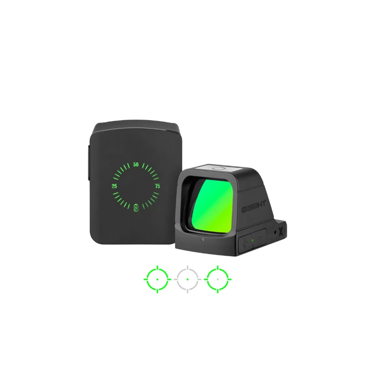 Osight X Open Green Reflex Sight - Multi Reticle System - Belva Outdoor
