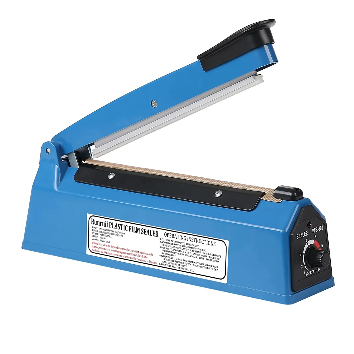 Impulse Sealer Machine for Plastic Bags PE PP Bags - 400mm