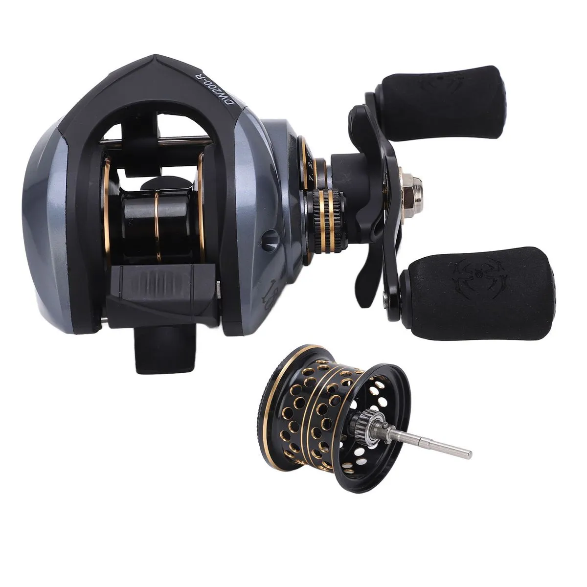 DW200 Baitcasting Reel 7.2:1 Dual Brake System RH