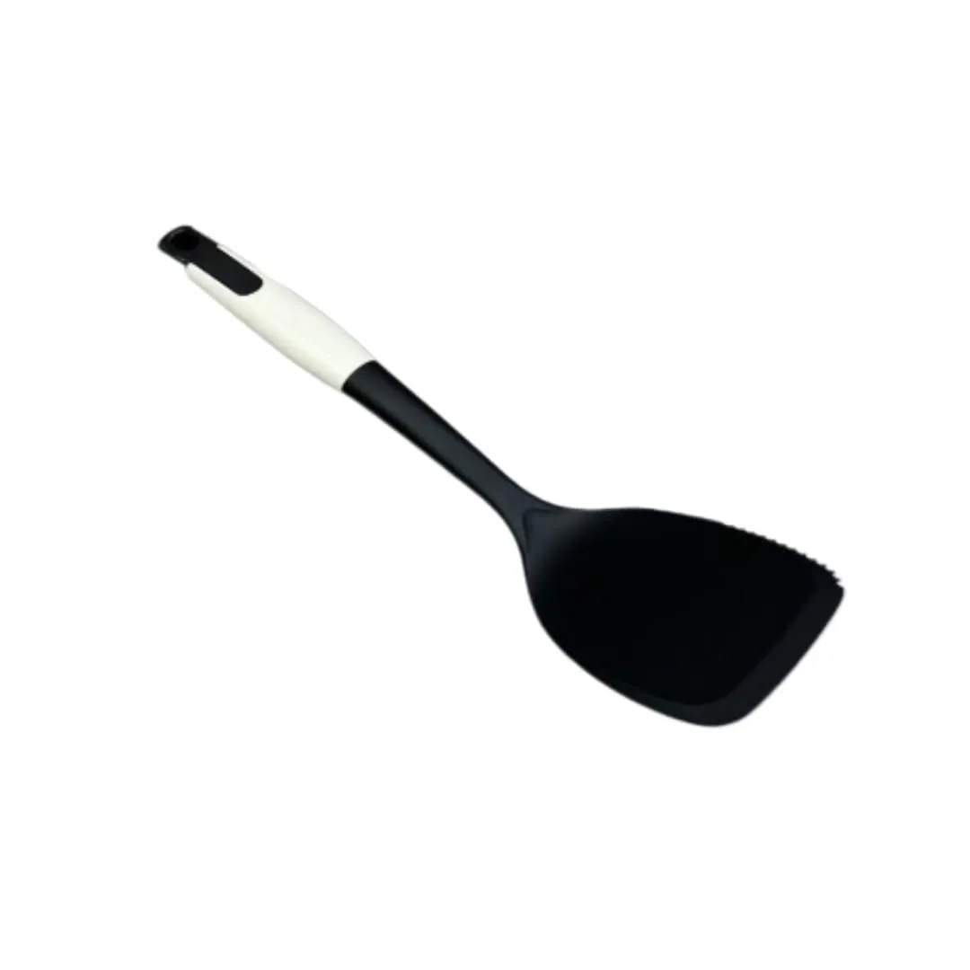 Kitchenware Utensil Handheld Heat-Resistant Silicone Solid Spatula Spoon