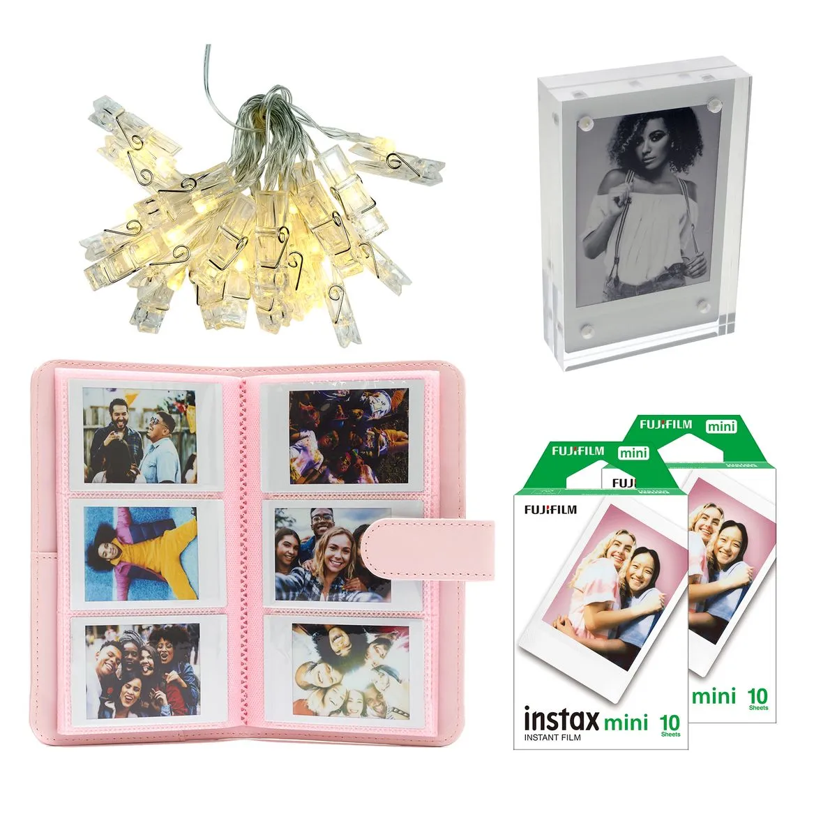 Instax Mini 12 Accessory Kit - Blossom Pink