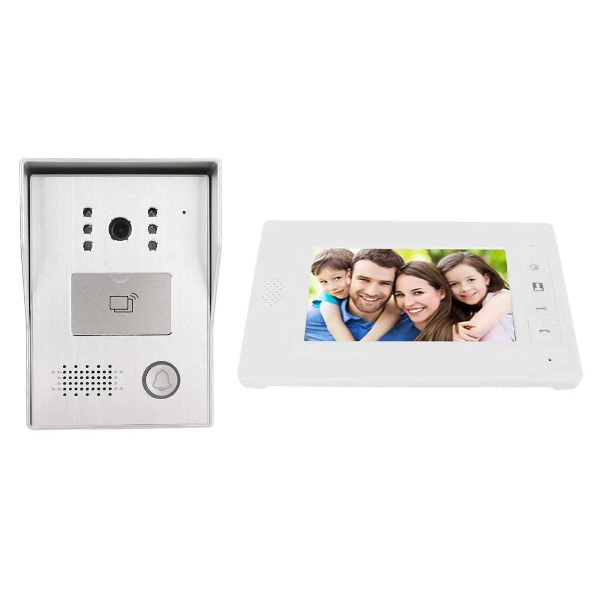 System compatible with 7in wired intercom