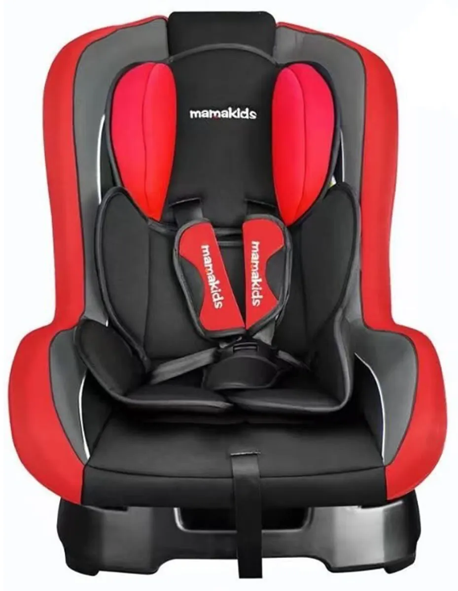 Portable Baby Car Seat - 6 to 36 Months - Red & Black - Red, Black