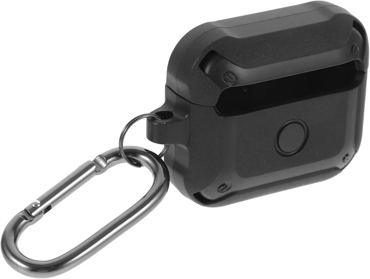 Cool Black Shockproof Earphone Cover for Wireless Buds