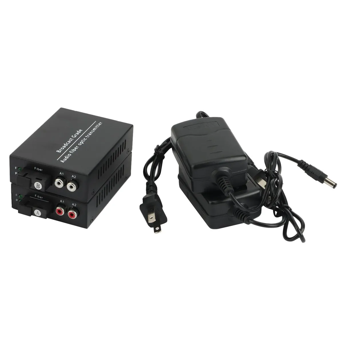 over Fiber Optic Media Converters for Broadcasting Intercom System