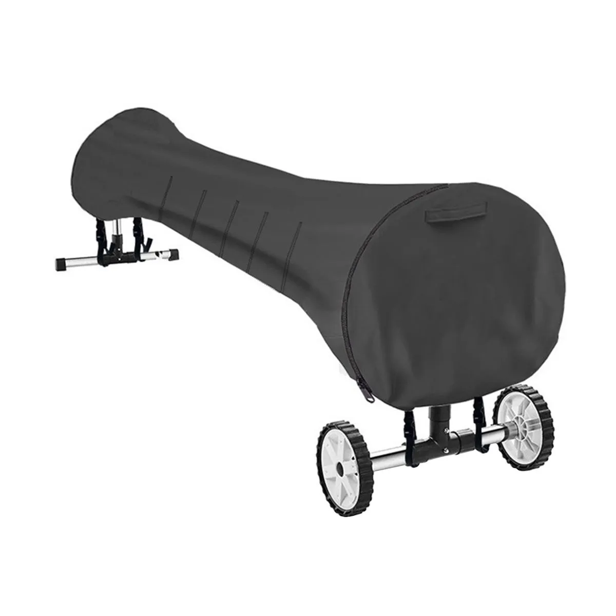 Black 20FT Solar Pool Reel Cover 210D Oxford Waterproof