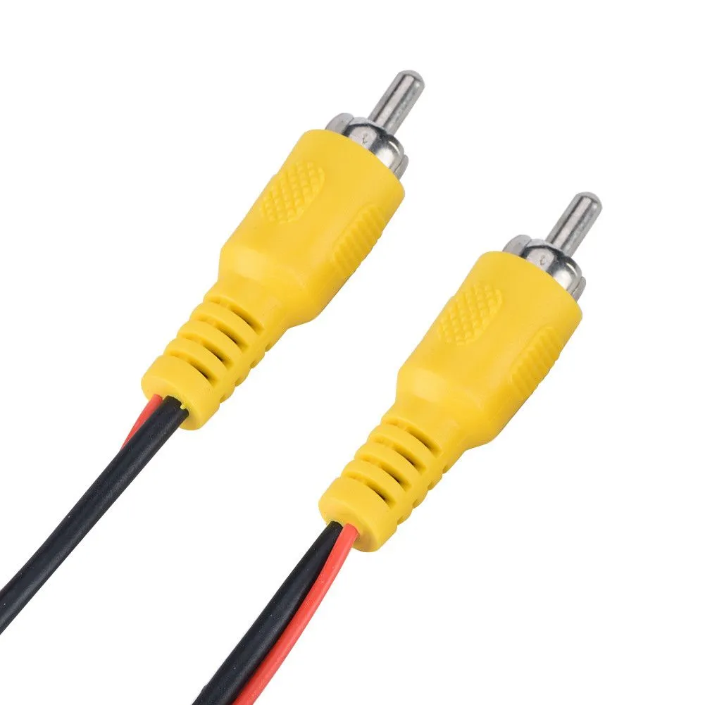 2PCS RCA M/M Nickel Plated Plug Audio Video Cord(20m)