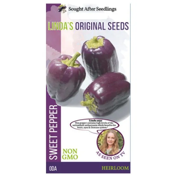 Linda's Original Seeds (2 Pack) - Sweet Pepper ODA