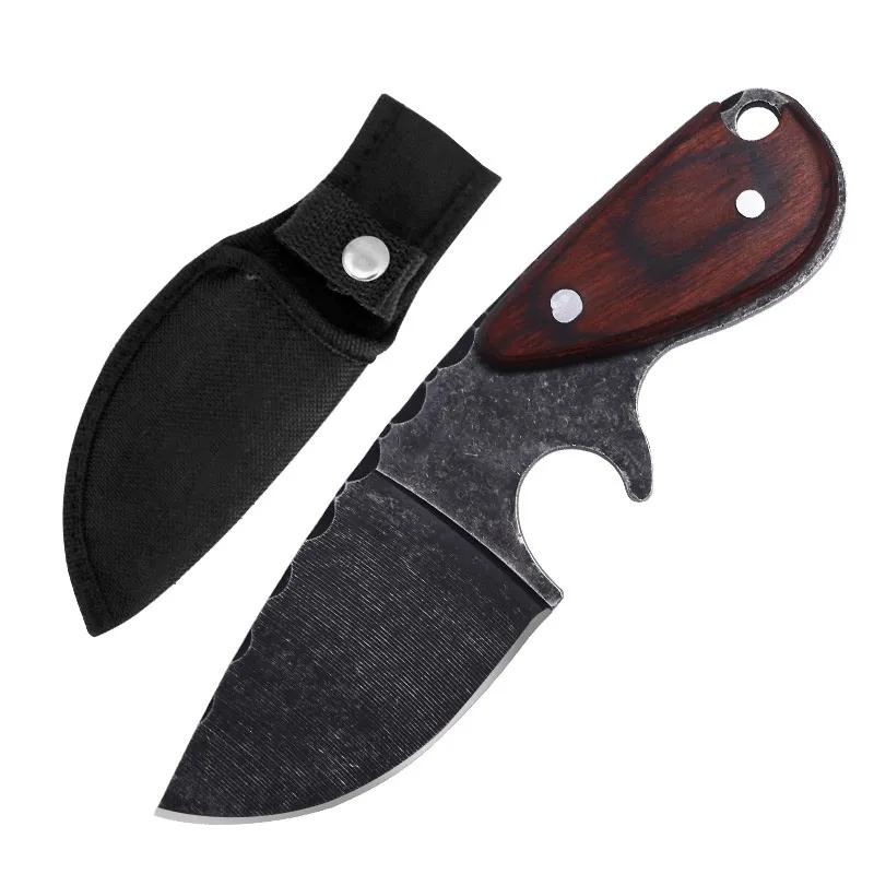 ZELTRYN Fixed Blade Mini Hunting Skinning Knife