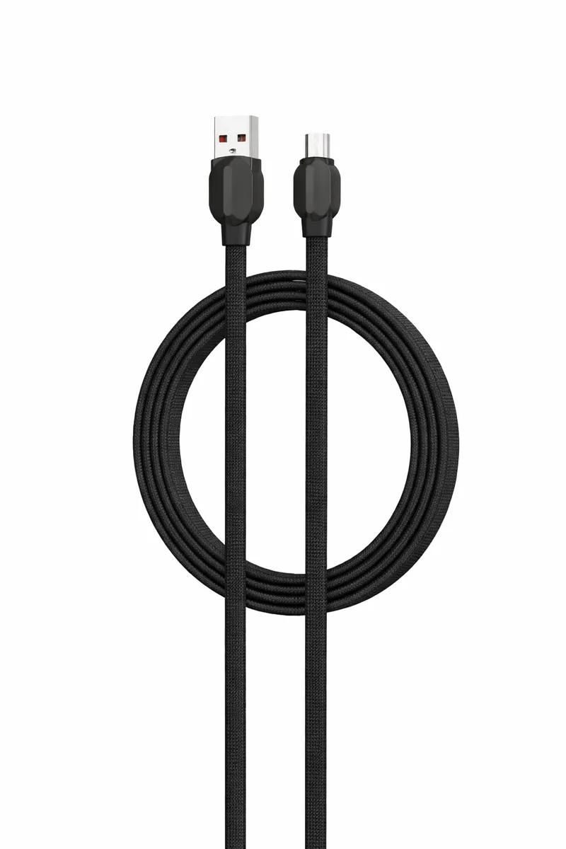 USB-A To types c Fast Charging Data Cable 50Watt 1 Meter-LDNIO-LS211 - Black